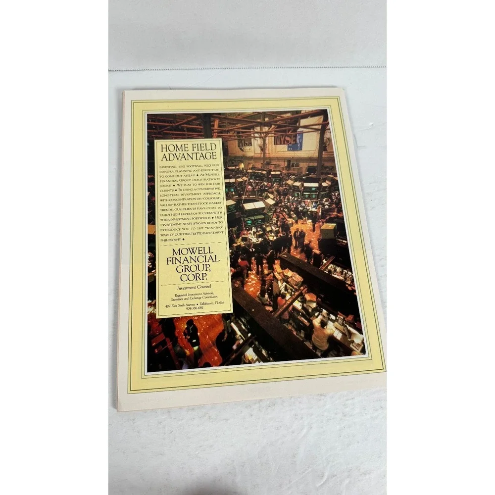 TRIBE Magazine 1990 Florida State vs Georgia Southern Game Day Program